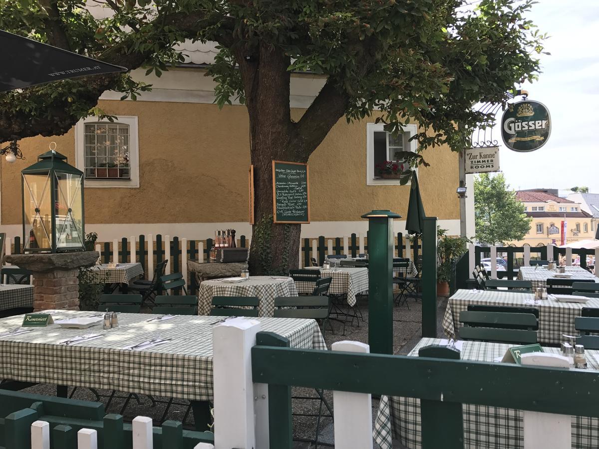 Gasthof "Zur Kanne" Markt Sankt Florian Exterior foto